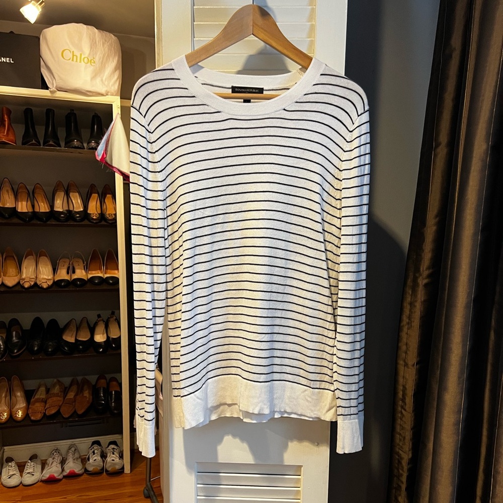 Banana Republic Striped Forever Sweater - Picture 4 of 7